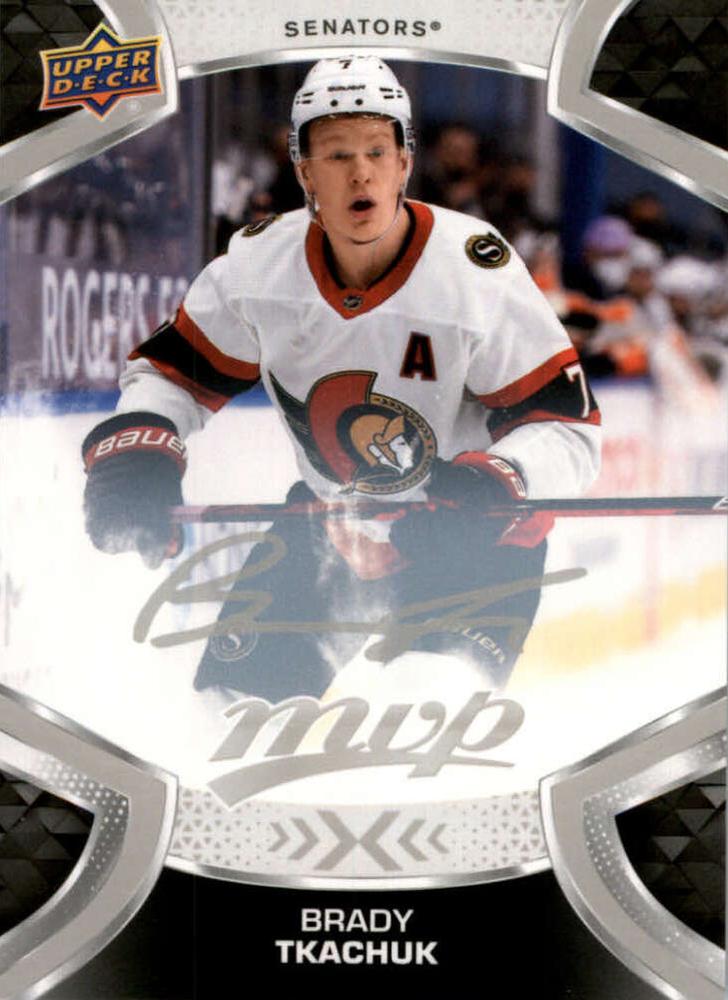 Brady Tkachuk #107 Ottawa Senators | 2021-22 Upper Deck MVP Silver Script