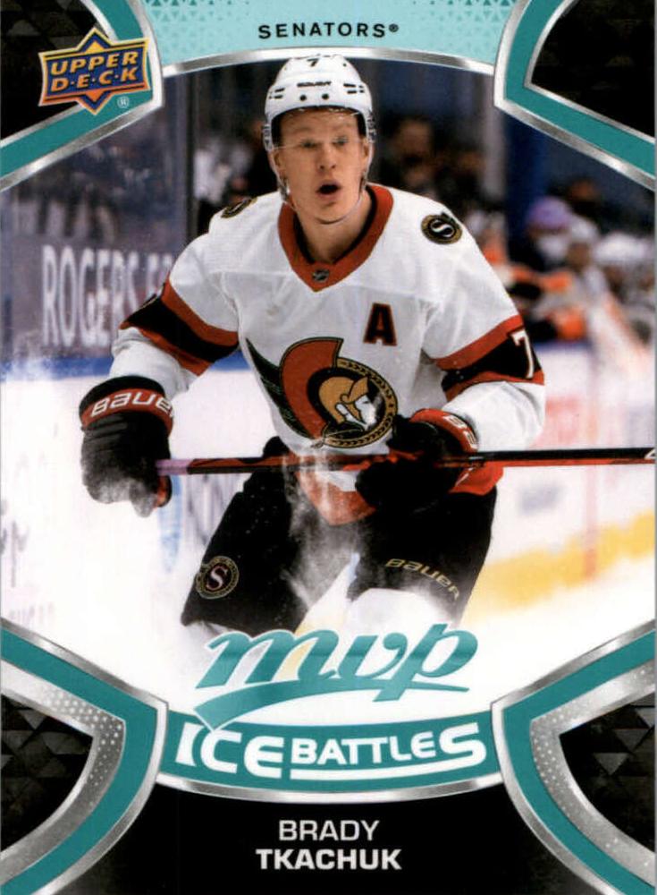 Brady Tkachuk #107 Ottawa Senators | 2021-22 Upper Deck MVP Ice Battles