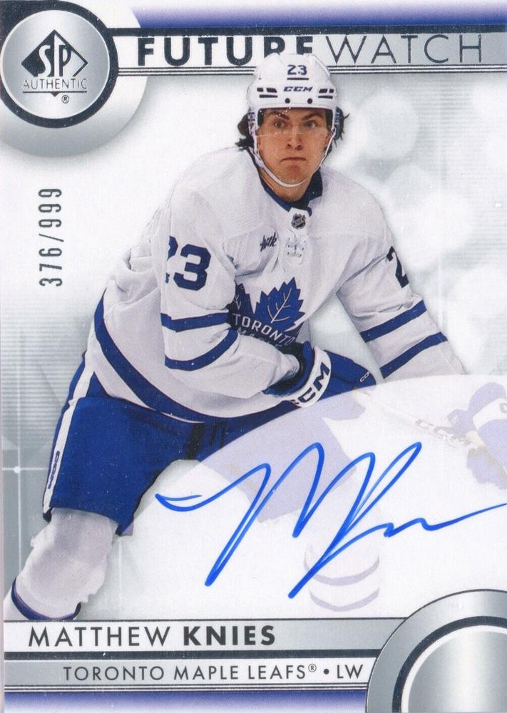 Matthew Knies #107 Toronto Maple Leafs | 2023-24 SP Authentic