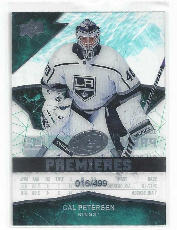 Cal Petersen #108 Los Angeles Kings | 2018-19 Upper Deck Ice