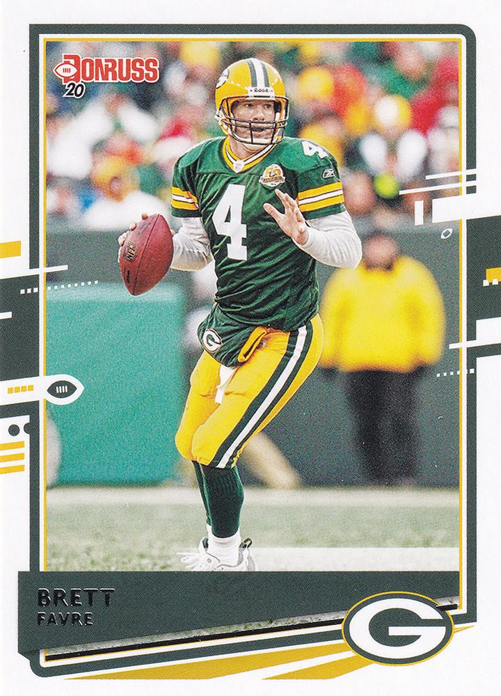 Brett Favre #108 Green Bay Packers | 2020 Panini Donruss | NFL Football