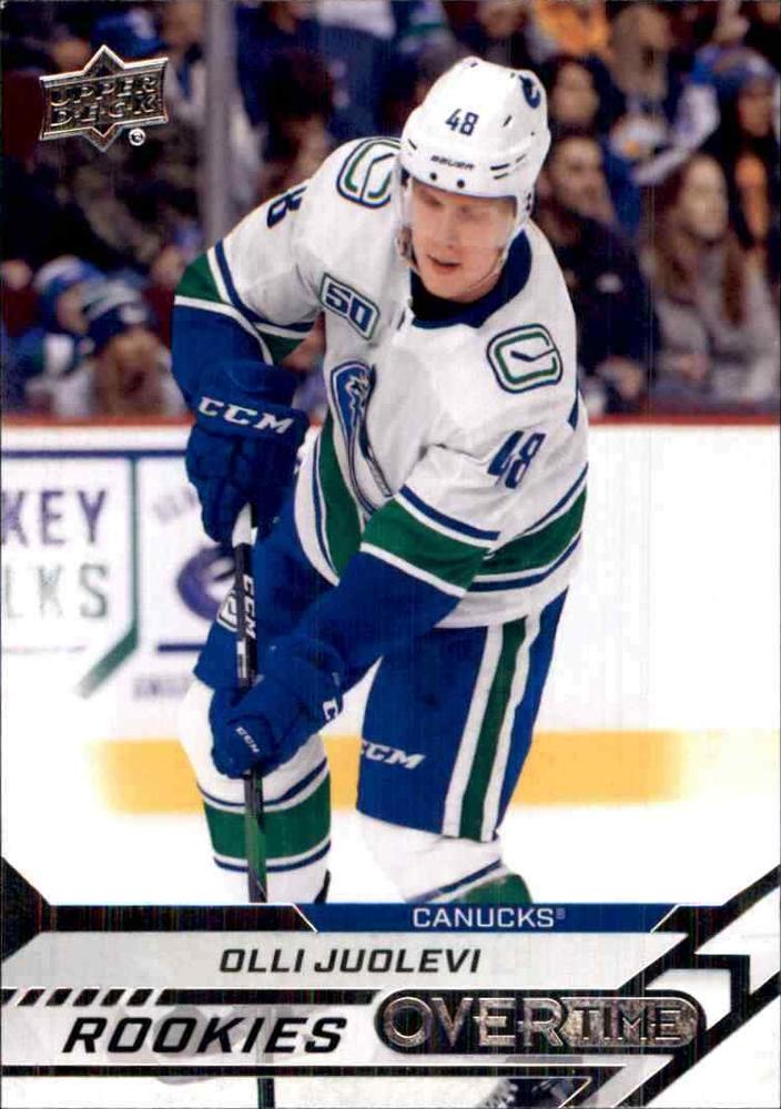 Olli Juolevi #108 Vancouver Canucks | 2020-21 Upper Deck Overtime