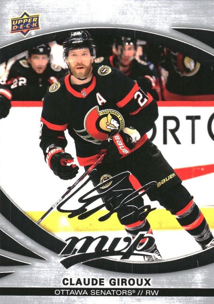 Claude Giroux #108 Ottawa Senators | 2023-24 Upper Deck MVP Silver Script