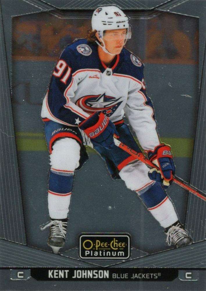 Kent Johnson #108 Columbus Blue Jackets | 2024-25 O-Pee-Chee Platinum