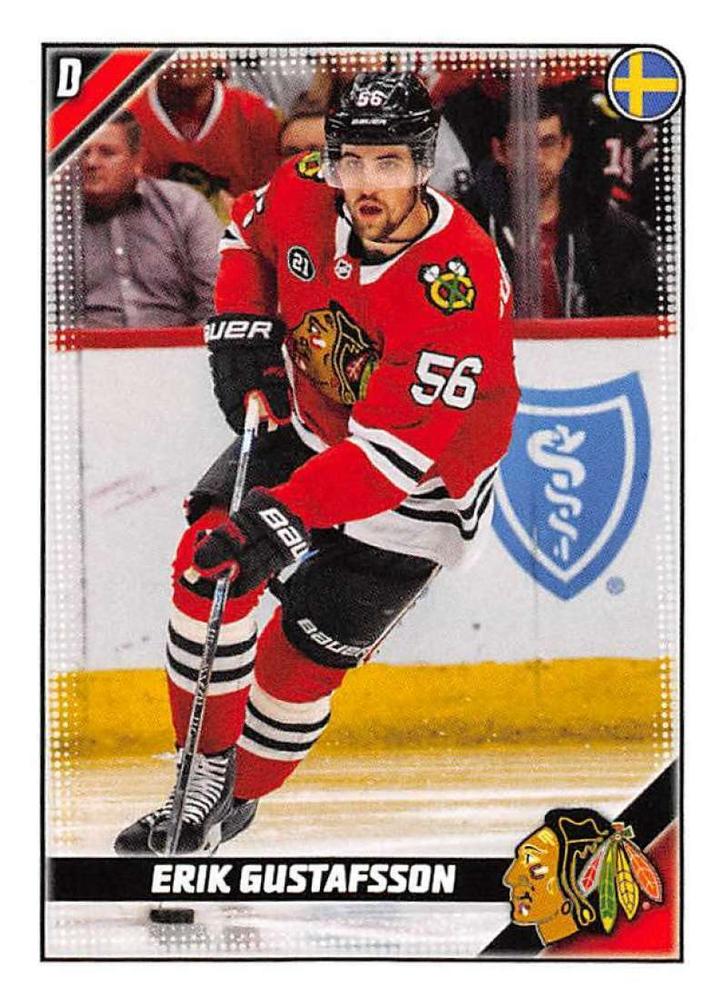Erik Gustafsson #109 Chicago Blackhawks | 2019-20 Topps NHL Sticker Collection