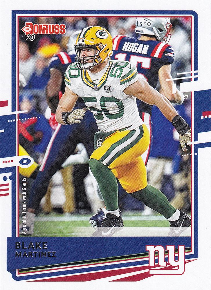 Blake Martinez #109 New York Giants | 2020 Panini Donruss | NFL Football