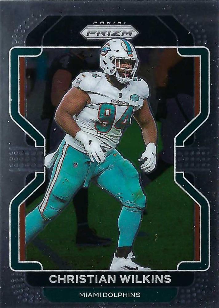Christian Wilkins #109 Miami Dolphins | 2021 Panini Prizm | NFL Football