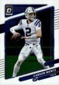 Carson Wentz #109 Indianapolis Colts | 2021 Donruss Optic | NFL Football