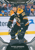 Patrice Bergeron #109 Boston Bruins | 2022-23 Upper Deck MVP Silver Script