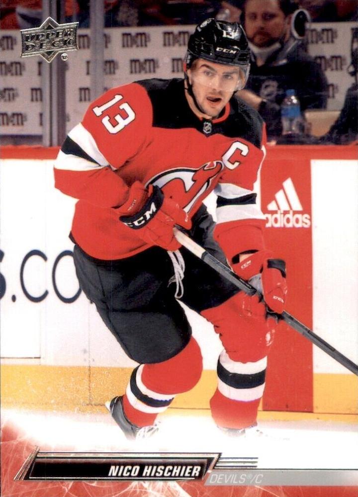 Nico Hischier #109 New Jersey Devils | 2022-23 Upper Deck