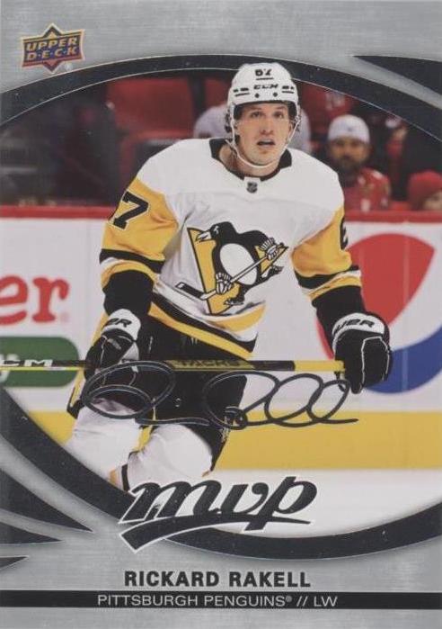 Rickard Rakell #109 Pittsburgh Penguins | 2023-24 Upper Deck MVP Silver Script