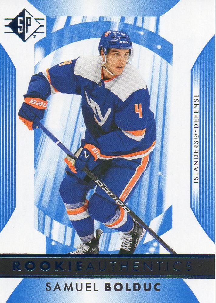 Samuel Bolduc #109 New York Islanders Rookie Authentics | 2023-24 SP Blue