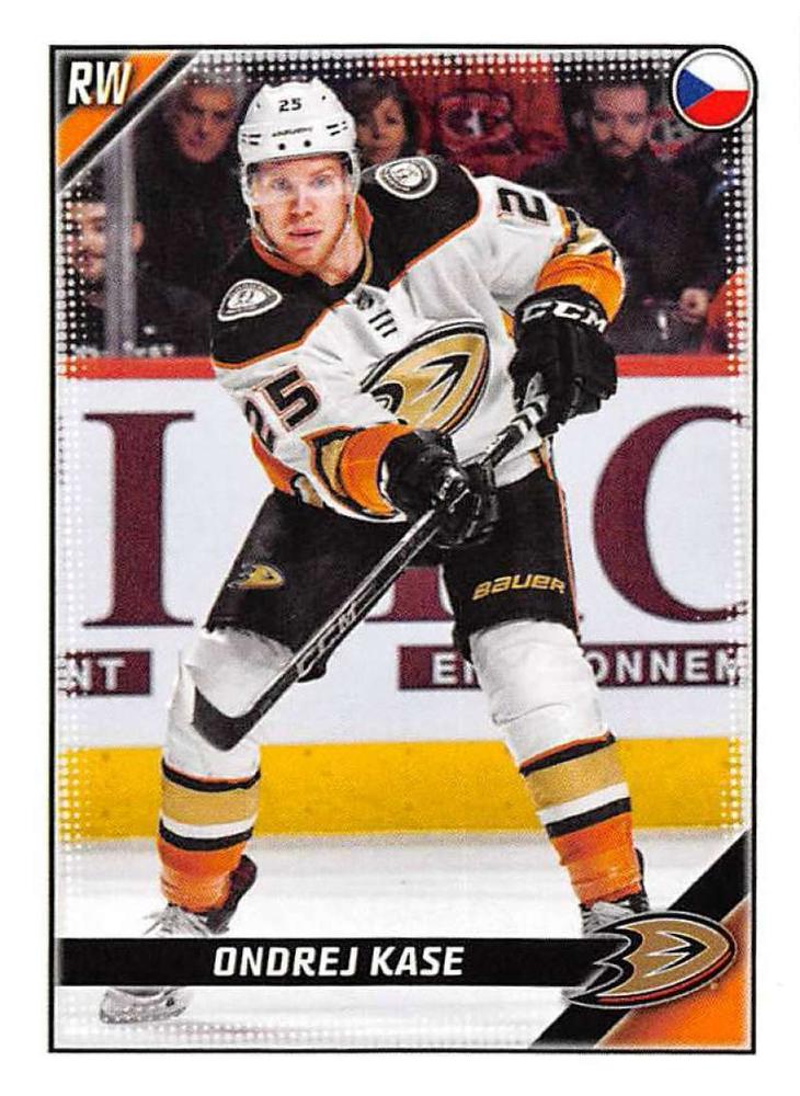 Ondrej Kase #10 Anaheim Ducks | 2019-20 Topps NHL Sticker Collection