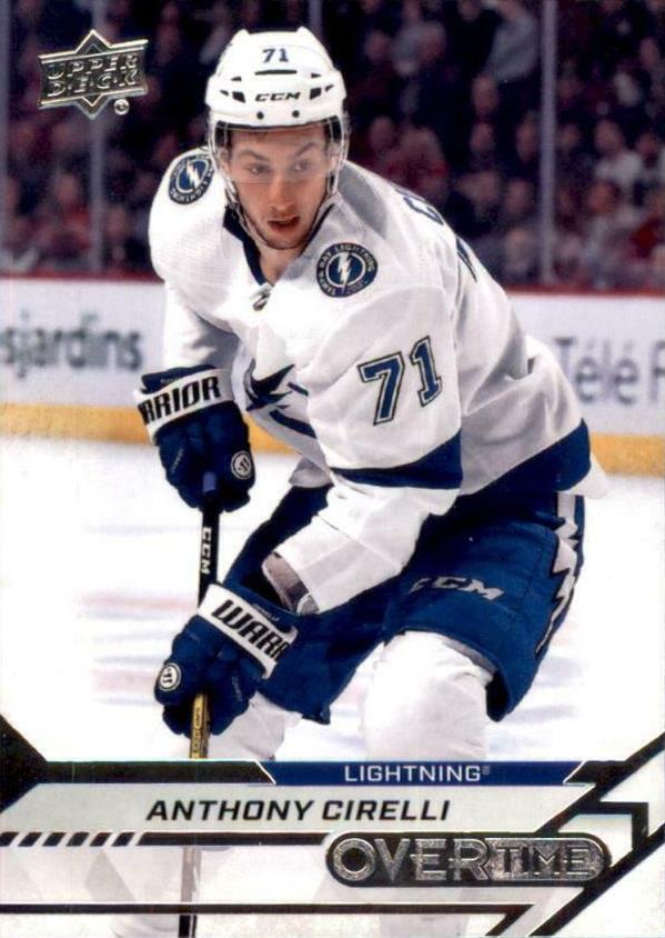 Anthony Cirelli #10 Tampa Bay Lightning | 2020-21 Upper Deck Overtime