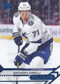 Anthony Cirelli #10 Tampa Bay Lightning | 2020-21 Upper Deck Overtime Blue Foil