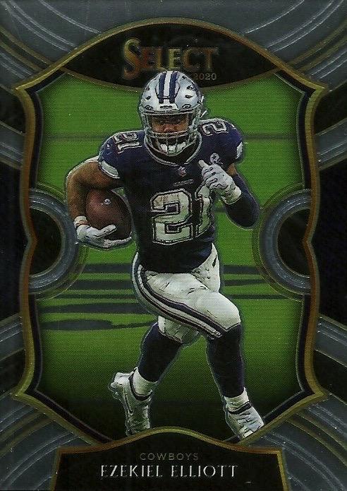 Ezekiel Elliott #10 Dallas Cowboys | 2020 Panini Select |  | NFL Football