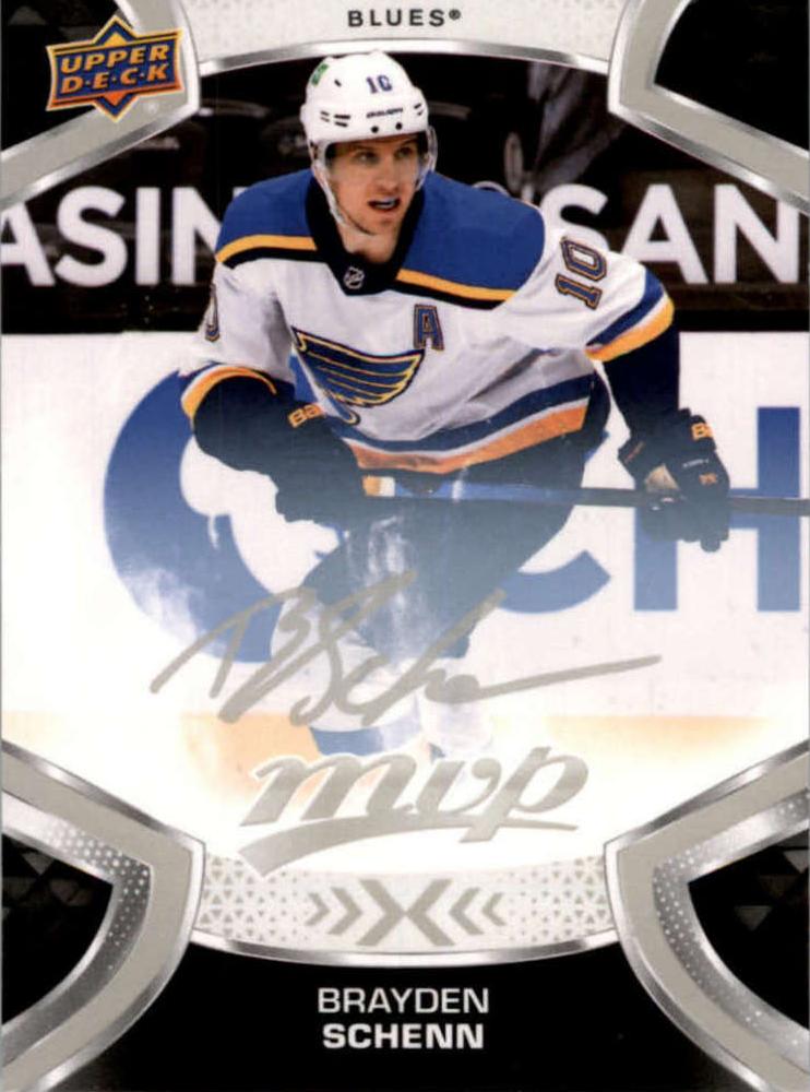 Brayden Schenn #10 St. Louis Blues | 2021-22 Upper Deck MVP Silver Script