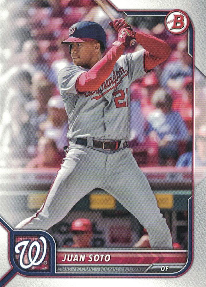 Juan Soto #10 Washington Nationals | 2022 Bowman