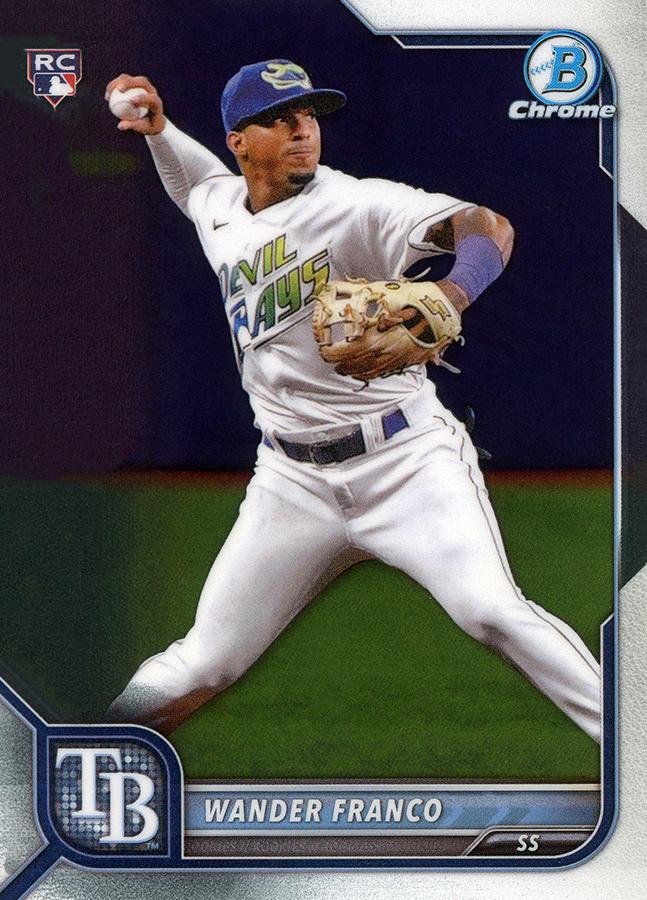 Wander Franco #10 Tampa Bay Rays | 2022 Bowman Chrome