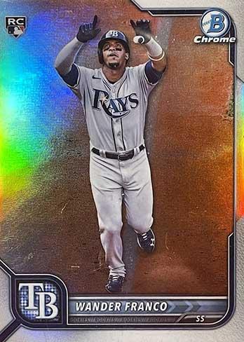 Wander Franco #10 Tampa Bay Rays (Variant) | 2022 Bowman Chrome