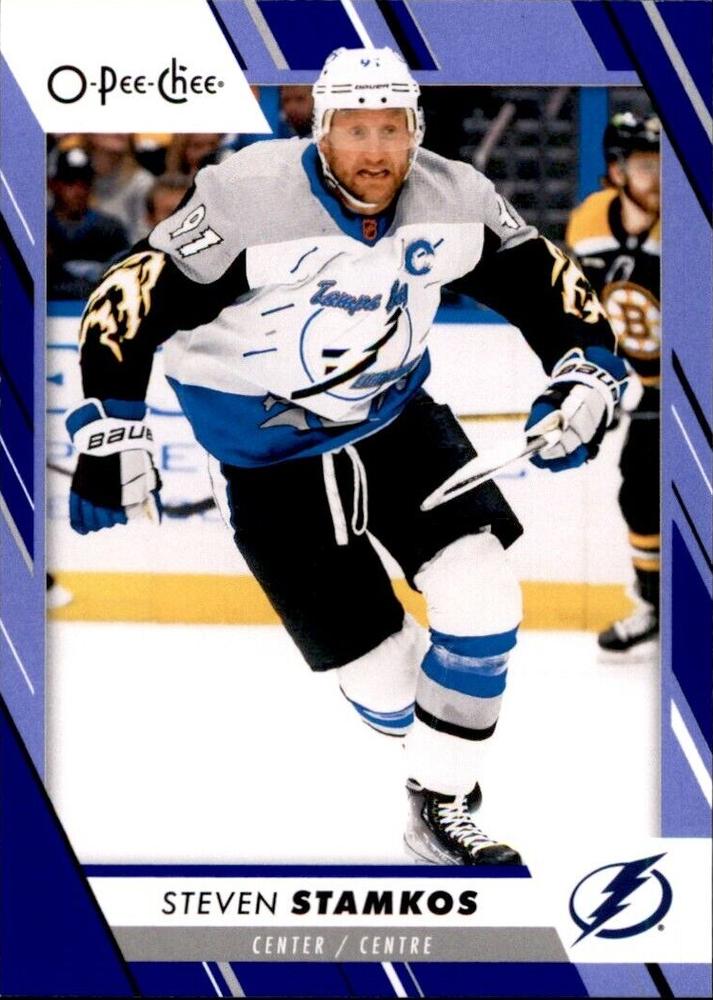 Steven Stamkos #10 Tampa Bay Lightning | 2023-24 O-Pee-Chee Blue Border