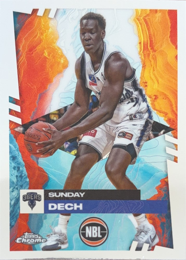 Sunday Dech #10 Adelaide 36ers | 2024-25 Topps Chrome NBL (front)