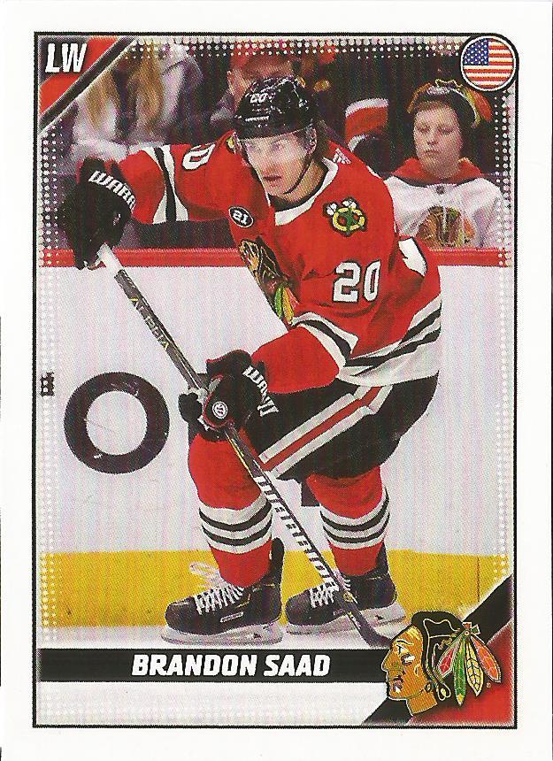 Brandon Saad #110 Chicago Blackhawks | 2019-20 Topps NHL Sticker Collection
