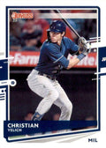 Christian Yelich #110 Milwaukee Brewers | 2020 Donruss