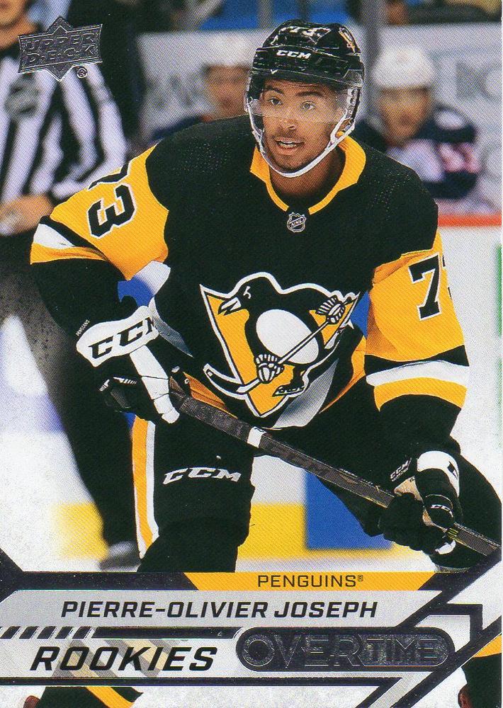 Pierre-Olivier Joseph #110 Pittsburgh Penguins | 2020-21 Upper Deck Overtime
