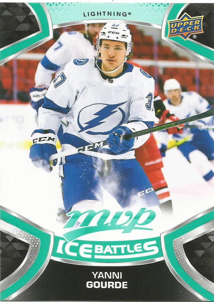 Yanni Gourde #110 Tampa Bay Lightning | 2021-22 Upper Deck MVP Ice Battles