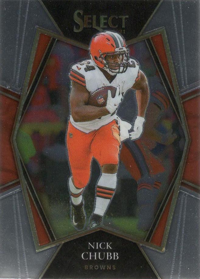 Nick Chubb #110 Cleveland Browns | 2021 Panini Select |  | NFL Football