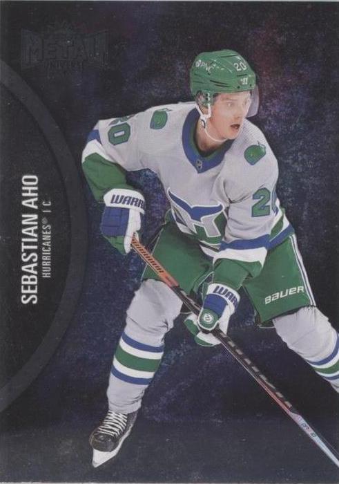 Sebastian Aho #110 Carolina Hurricanes | 2021-22 SkyBox Metal Universe