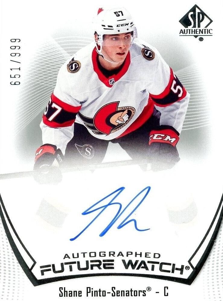 Shane Pinto #110 Ottawa Senators | 2021-22 SP Authentic