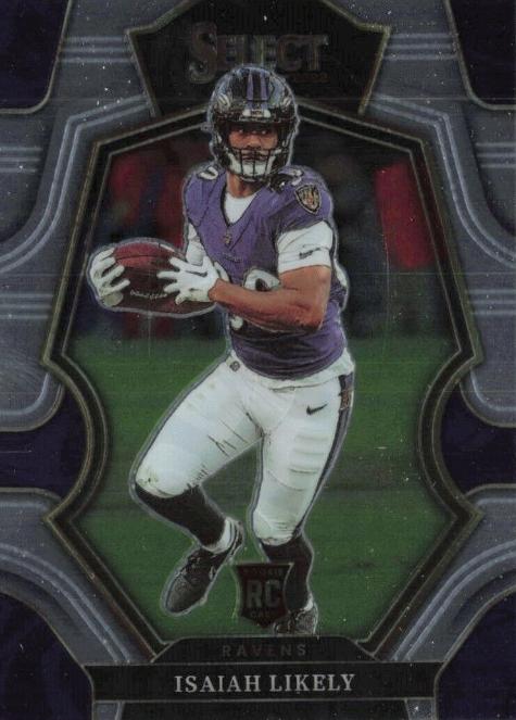 Isaiah Likely #110 Baltimore Ravens | 2022 Panini Select | NFL Football - POOR