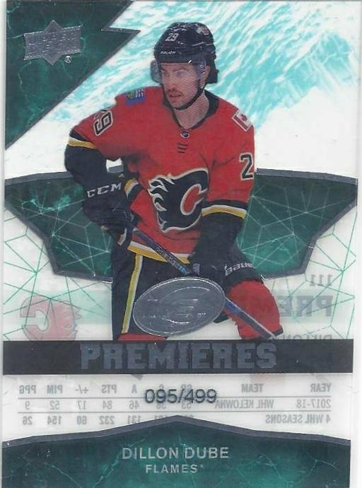 Dillon Dube #111 Calgary Flames | 2018-19 Upper Deck Ice