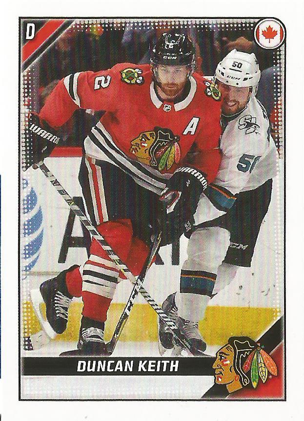 Duncan Keith #111 Chicago Blackhawks | 2019-20 Topps NHL Sticker Collection