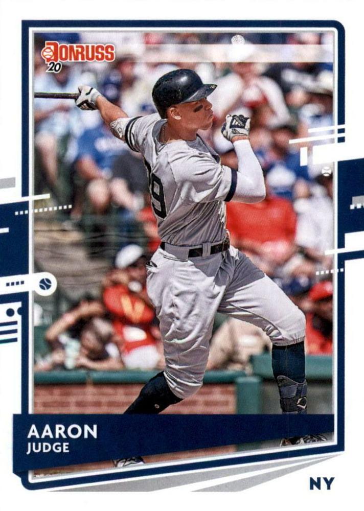 Aaron Judge #111 New York Yankees (Batting follow through, old Donruss logo on back) | 2020 Donruss