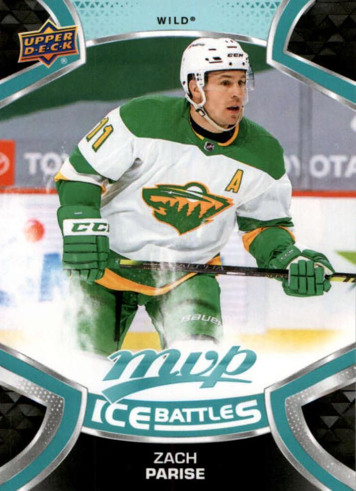 Zach Parise #111 Minnesota Wild | 2021-22 Upper Deck MVP Ice Battles