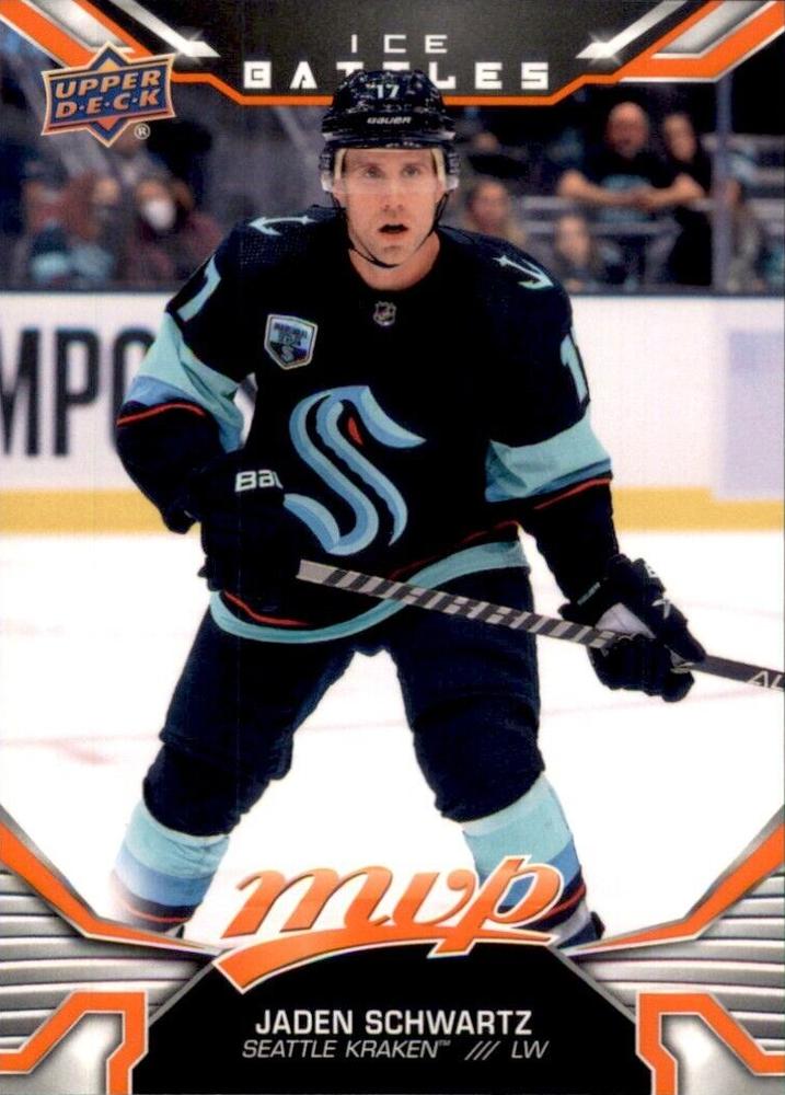 Jaden Schwartz #111 Seattle Kraken | 2022-23 Upper Deck MVP Ice Battles
