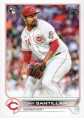 Tony Santillan #111 Cincinnati Reds (Factory set, Large RC logo) | 2022 Topps