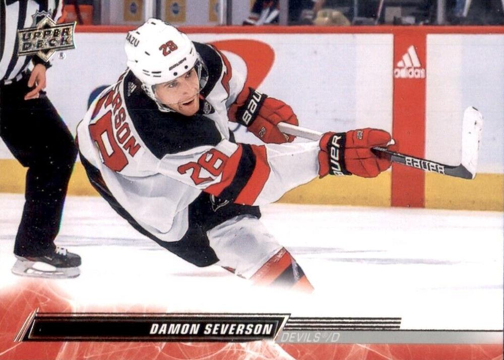 Damon Severson #111 New Jersey Devils | 2022-23 Upper Deck