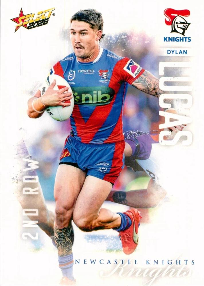 Dylan Lucas #111 Newcastle Knights | 2026 Select NRL League Heroes