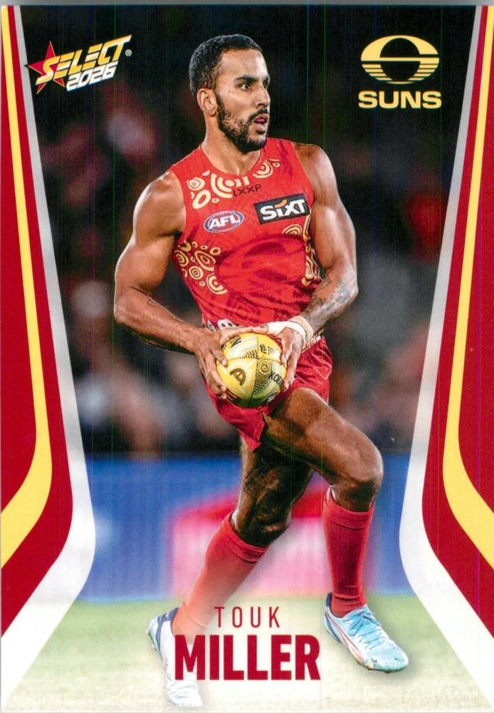 Touk Miller #111 Gold Coast Suns | 2026 Select AFL Footy Stars