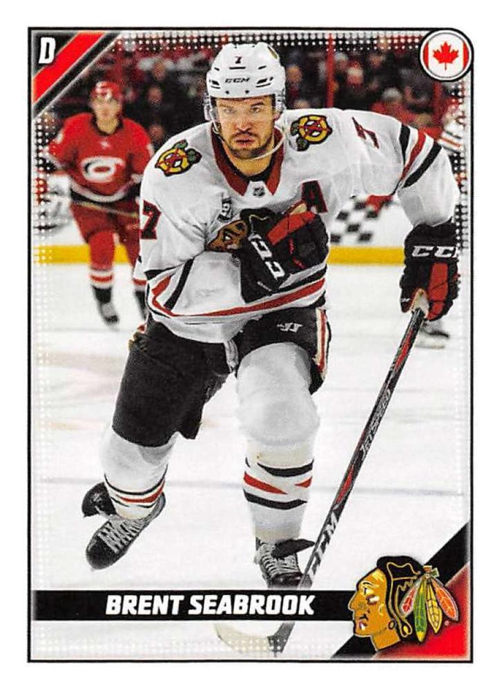 Brent Seabrook #112 Chicago Blackhawks | 2019-20 Topps NHL Sticker Collection