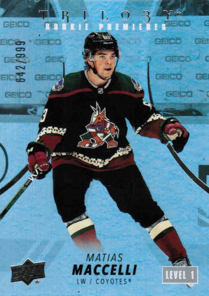 Matias Maccelli #112 Arizona Coyotes | 2022-23 Upper Deck Trilogy