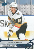 Peyton Krebs #113 Vegas Golden Knights | 2020-21 Upper Deck Overtime Blue Foil