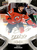 Nico Hischier #113 New Jersey Devils | 2021-22 Upper Deck MVP Silver Script