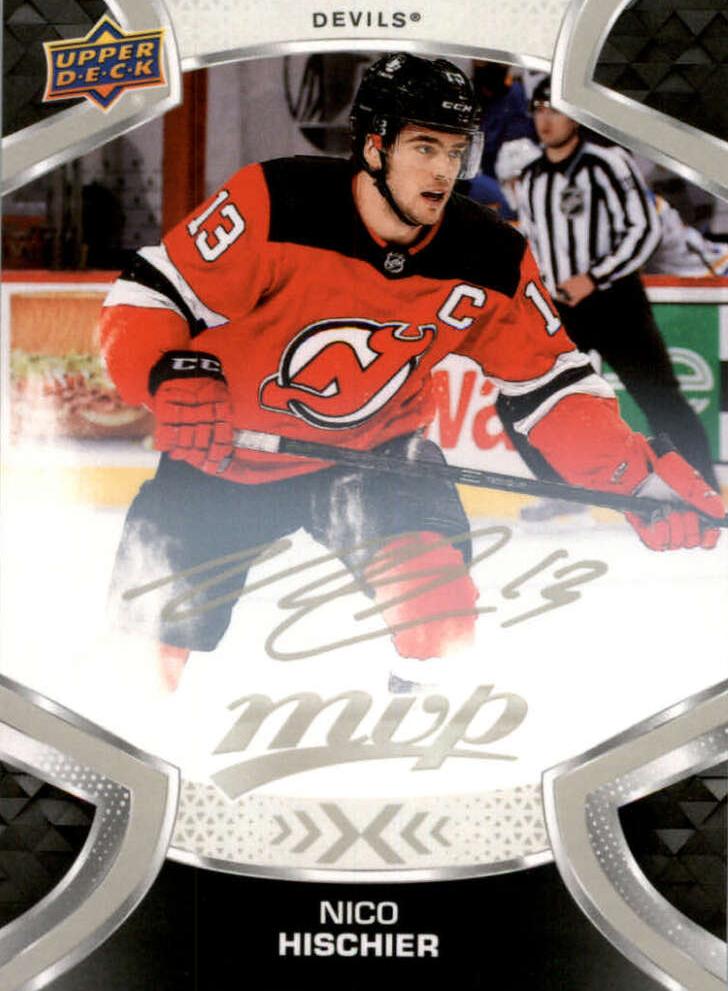 Nico Hischier #113 New Jersey Devils | 2021-22 Upper Deck MVP Silver Script