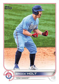 Brock Holt #113 Texas Rangers | 2022 Topps