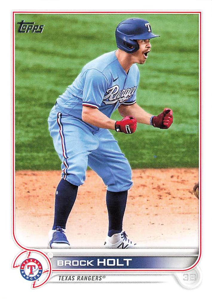 Brock Holt #113 Texas Rangers | 2022 Topps